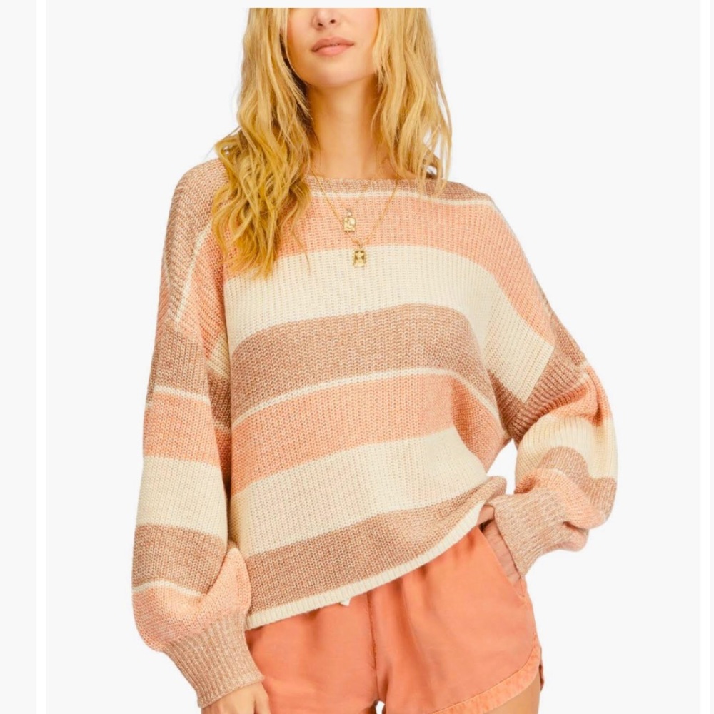 BillaBong Spaced Out Striped Sweater